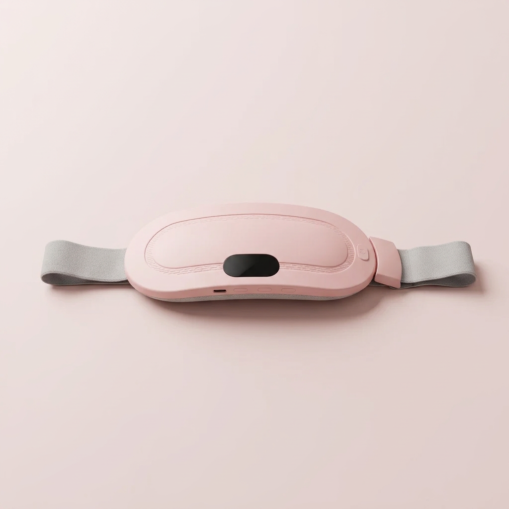 Ceinture chauffante sans fil Nuaëlle rose